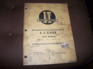 Case D S LA VA Tractor I&T Service Manual