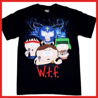 South Park WTF T Shirts Tee  Kenny, Kyle, Cartman,Stan