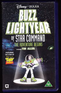 DISNEY   BUZZ LIGHTYEAR OF STAR COMMAND   VHS PAL (UK) VIDEO