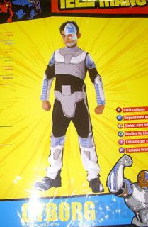 Cyborg Teen Titan Human Machine Costume Child Small 4 6 NIP