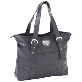 Embassy Lambskin Leather Purse Designer Handbag Shoulder Bag Heart 