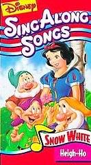 Disneys Sing Along Songs   Snow White Heigh Ho (VHS, 1994)