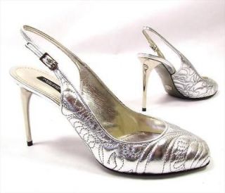 DOLCE & GABBANA Special Occassion high heels sling back heels pumps 