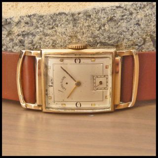 1940s LORD ELGIN [USA] Vintage Driver Watch; YG 21j HW Elgin Cal. 559 