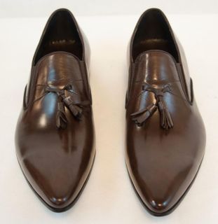 New Encore Dress Shoes by Fiesso Brown 2 Tasals, Leather, F13049