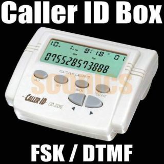 Adjustable Caller ID Box + Cable LCD Display Mobile Phone Telephone 