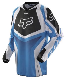 Fox Racing HC Race Jersey Blue Mens Motocross/MX/A​TV/BMX/Mtb Bike 