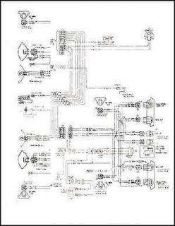 1974 Chevy GMC P30 P35 Motorhome Foldout Wiring Diagram Electrical 