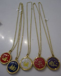   OUTFITTERS ZODIAC ASTROLOGY Gold GEMINI ARIES CANCER and More NECKLACE