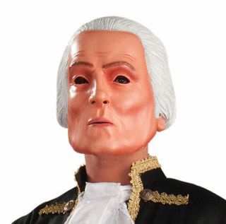 George Washington Latex Face Costume Mask Adult *New*
