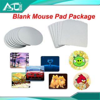 54pcs Blank Mouse Pad Hobby Craft Sublimation INK Transfer Heat Press 