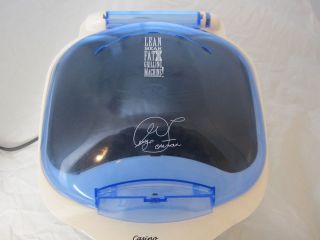 George Foreman Lean Mean Fat Grilling Machine w/bun warmer GR10ABW 