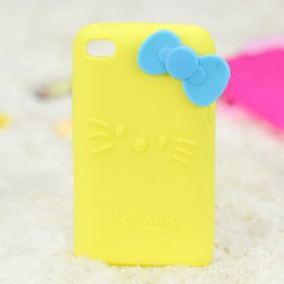 New Candy Hello Kitty Soft Silicone Back Case Cover For iPod Touch 4 