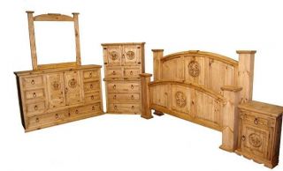   Bedroom Set   Real Wood Furniture   5 Piece Set   Free S/H   Custom