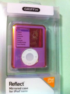 Griffin Pink reflect mirror Case for iPod nano 3rd Generation nano 3g