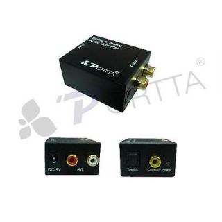 Digital Toslink/Coaxia​l to Analog R/L Audio Amplifier Converter 5 