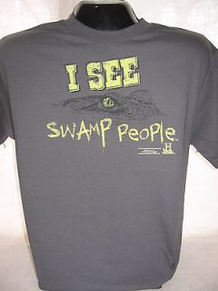 Swamp People History Channel T Shirt Tee Reality TV Show Apparel Lg 