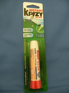 Krazy Glue All Purpose Tube   Skin Guard Formula   Instant Liquid Glue