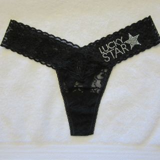 VICTORIAS SECRET THE LACIE BLING THONG ONE SIZE FITS ALL