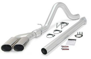 BANKS MONSTER EXHAUST / DUAL TIPS 2011 12 FORD SUPER DUTY 6.7L 