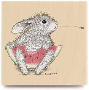 HOUSE MOUSE RUBBER STAMPS HAPPY HOPPERS SEED SHOOTER