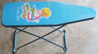 Vintage OHIO ART SUNNIE MISS Metal TOY Ironing Board 1950s to 1960s