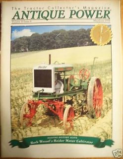 Heider Motor Cultivator tractor ANTIQUE POWER magazine