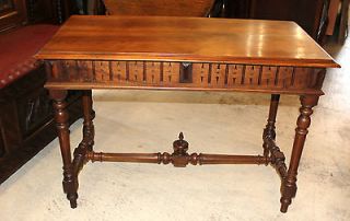 Lovely French Antique Henry II Writing Desk. Made From Walnut.
