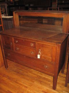 antique oak buffet furniture in Sideboards & Buffets