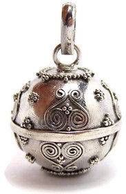   Silver Baby Harmony Ball Chime Bell Pendant Charm 14mm Angel Caller