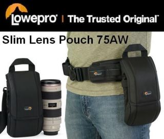 Lowepro Pouch 75 AW Slim Camera Lens case Sliplock S&F