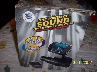 Sony PSP Maximo Tower of Sound Subwoofer Sound System PSP 203 PSP 203