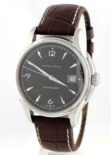   LEATHER HAMILTON VIEWMATIC JAZZ MASTER DATE WATCH 40mm 7H325150