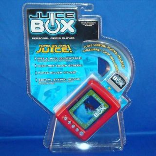 Juice Box   Personal Media Player w/ 1 Chip   Red   NEW