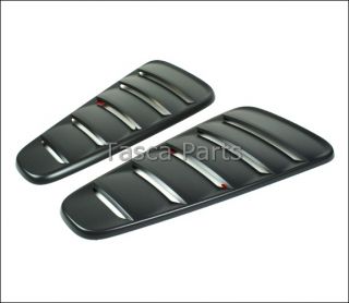   SIDE QUARTER WINDOW LOUVERS SET 2010 2013 FORD MUSTANG (Fits: Mustang