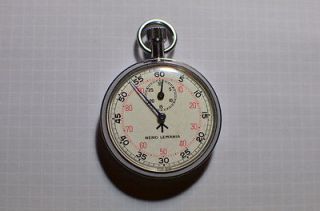 Nero Lemania RAF Stopwatch 1971 Royal Air Force issued