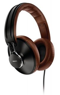 Philips SHL5905BK/28 CitiScape Uptown Headphones Black/Brown Brand New