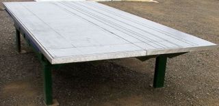 12 by 6 Aluminum Topped Air Float/Vacuum Layout Table