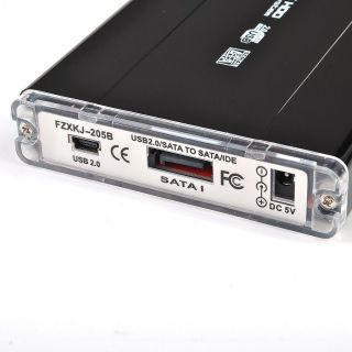 INCH SATA IDE to USB Enclosure Hard Drive Case External HDD Caddy 