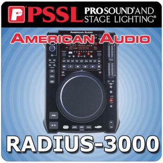 American DJ Radius 3000 CD//SD/SDHC​/ USB Player   Used