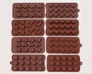 Xmas Party/ Muffin Silicone Chocolate Mould Cake Candy Jello Mold 
