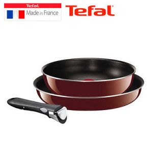 Tefal cookware set frying pan 26cm multi pan 24cm removable handle 3 