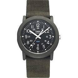 Timex T41711 Water Resistant Boys Mens Camper Watch Olive Green New