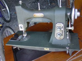 Vintage White Sewing Machine Model 77