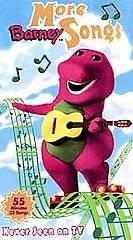 Barney   More Barney Songs (VHS, 1999) Clam Shell PreOwned GUC
