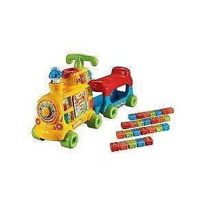 Vtech Sit to Stand ABC Train Toy Teach Baby ABCs Walking/Letter​s of 