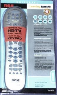 NEW RCA 8 FUNCTION UNIVERSAL REMOTE CONTROL TV rcr815