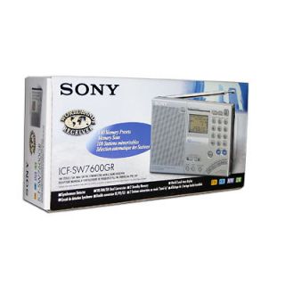 Sony ICF SW7600GR AM/FM Shortwave World Band Receiver  
