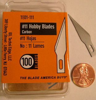 11 BLADES craft hobby carving X acto Fit BULK 100 No11