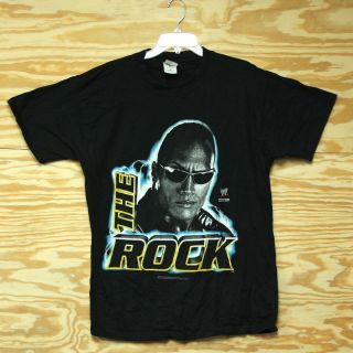 WORLD WRESTLING ENTERTAINMENT THE ROCK T Shirt Sz L